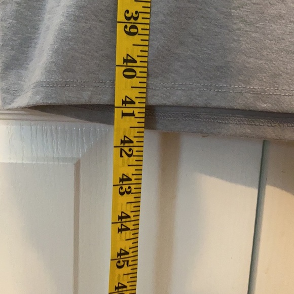 LuLaRoe T-shirt Dress Julia size L gray and green - Picture 4 of 11